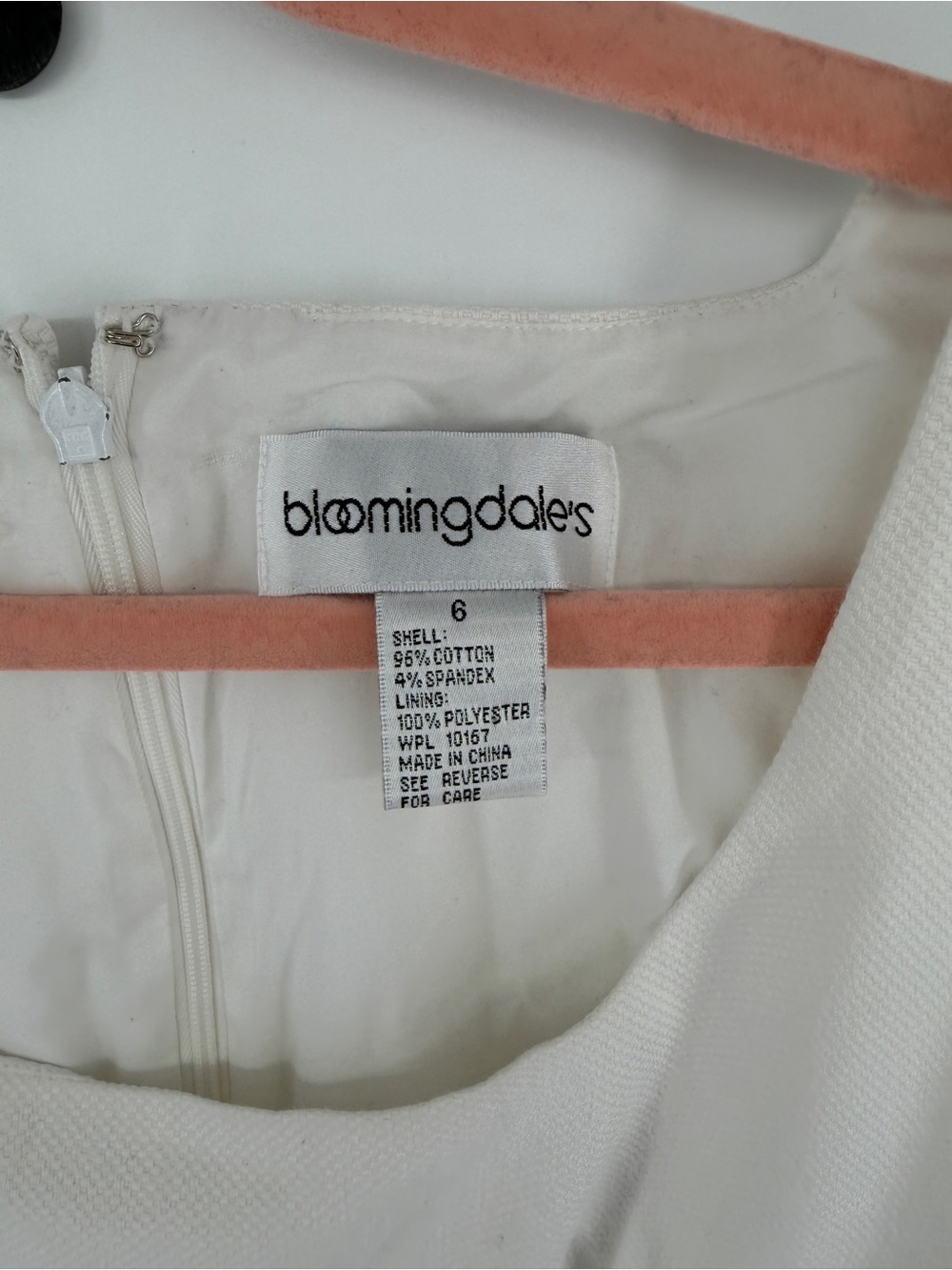 Quite Luxury Corporate Chic Coquette Bloomingdale's White Sheath Dress Sz6 - Picture 2 of 11